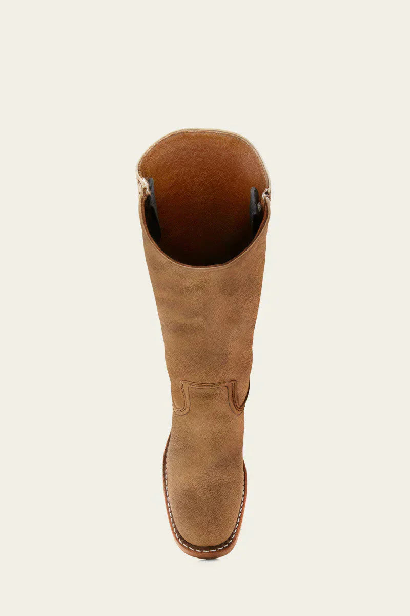 Klassische Damen-Lederstiefel mit Blockabsatz – Robustes, handgefertigtes Design für zeitlosen Stil