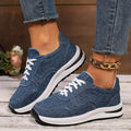 Komfort Schuhe Damen | Denim-Sneaker & Leichte Profilsohle