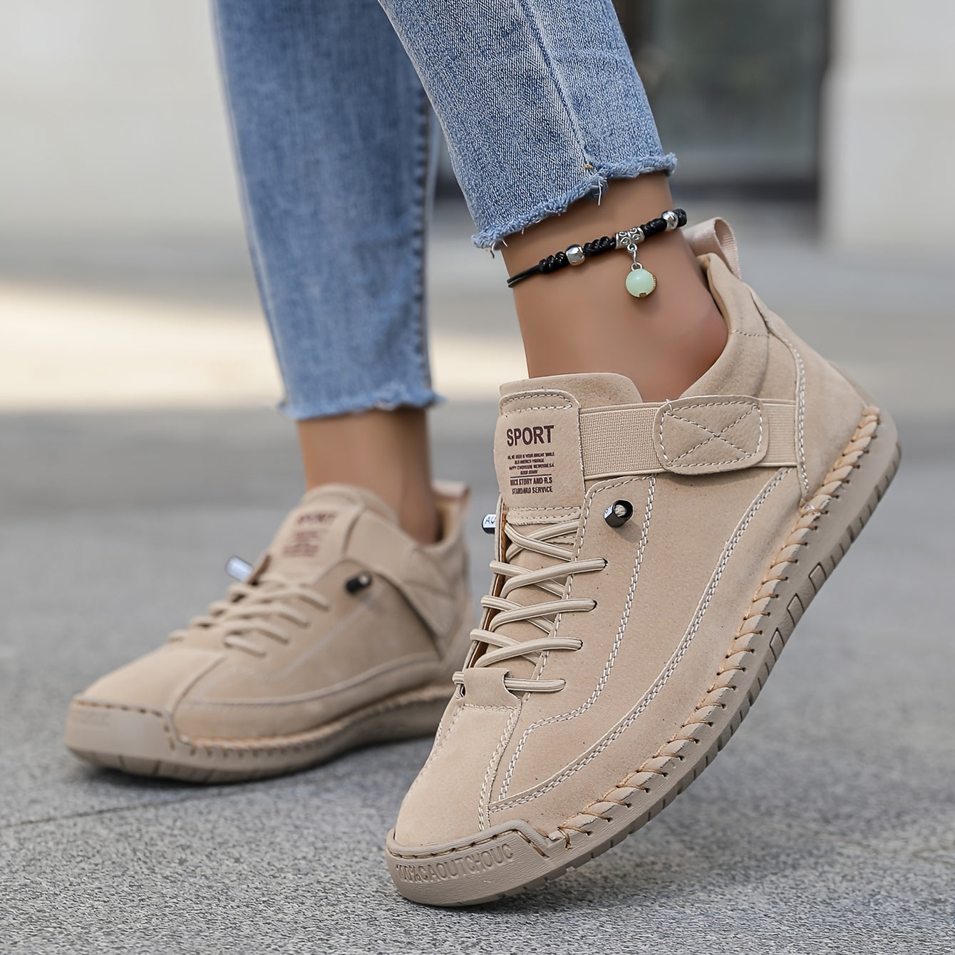 Komfortable Sneaker Damen – Atmungsaktiv, Elegant, Ideal Für Alltag, Slip-On Design, Optimale Fußunterstützung