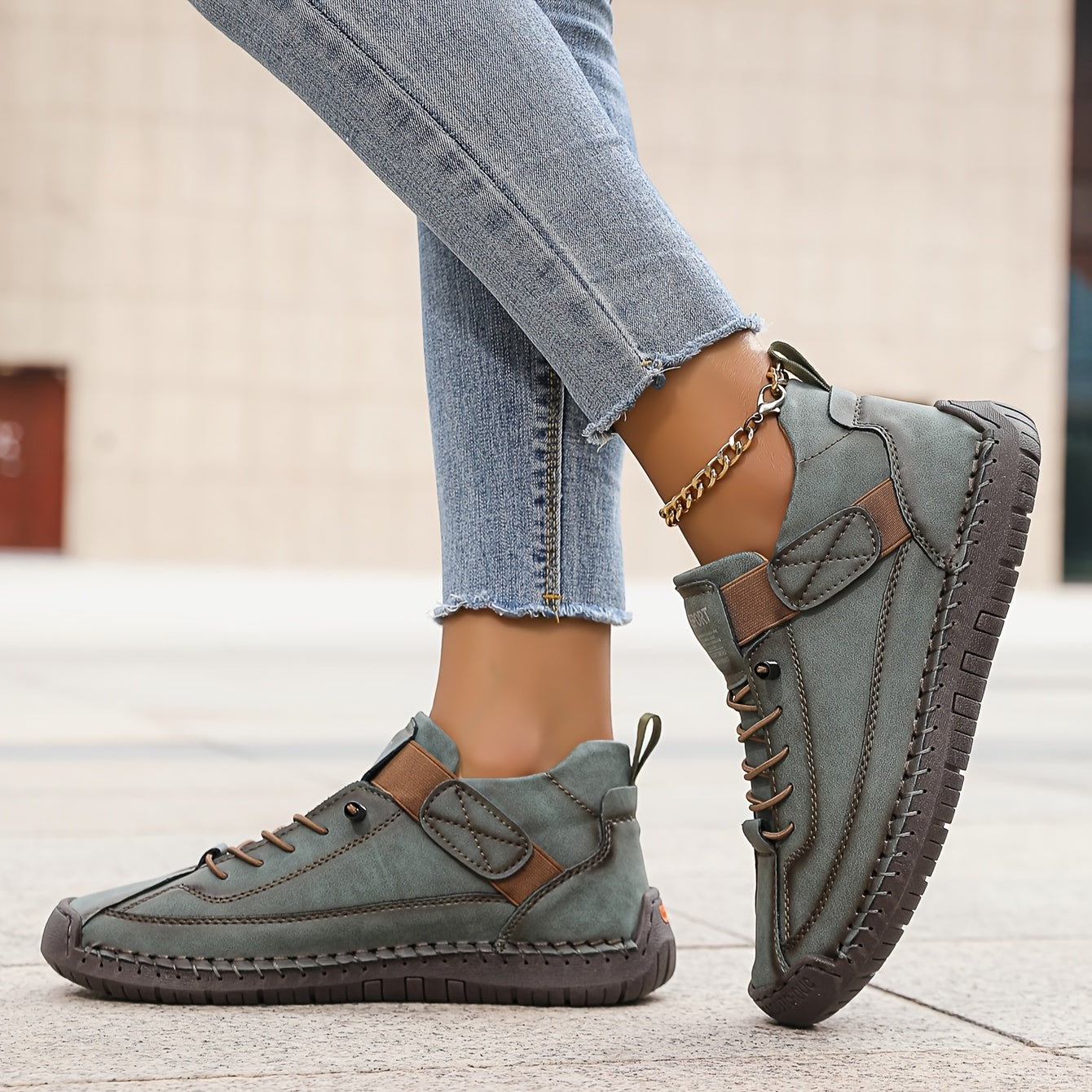 Komfortable Sneaker Damen – Atmungsaktiv, Elegant, Ideal Für Alltag, Slip-On Design, Optimale Fußunterstützung