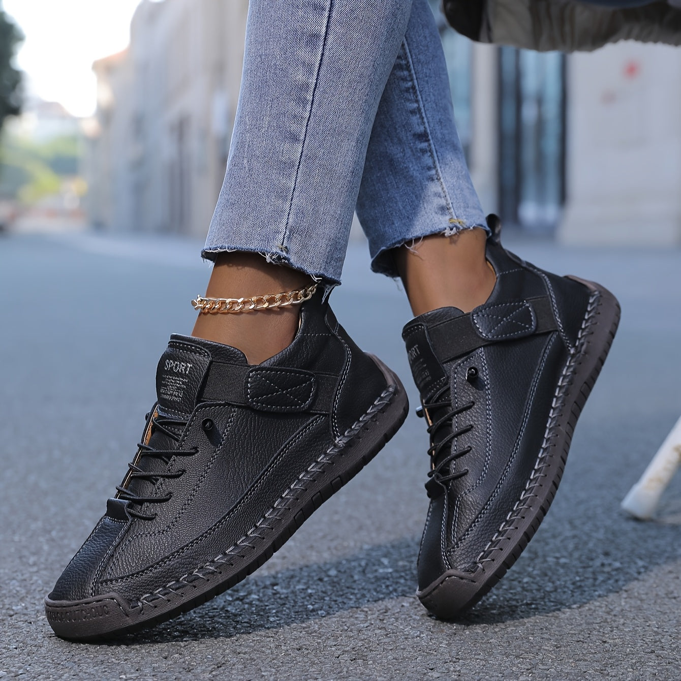 Komfortable Sneaker Damen – Atmungsaktiv, Elegant, Ideal Für Alltag, Slip-On Design, Optimale Fußunterstützung