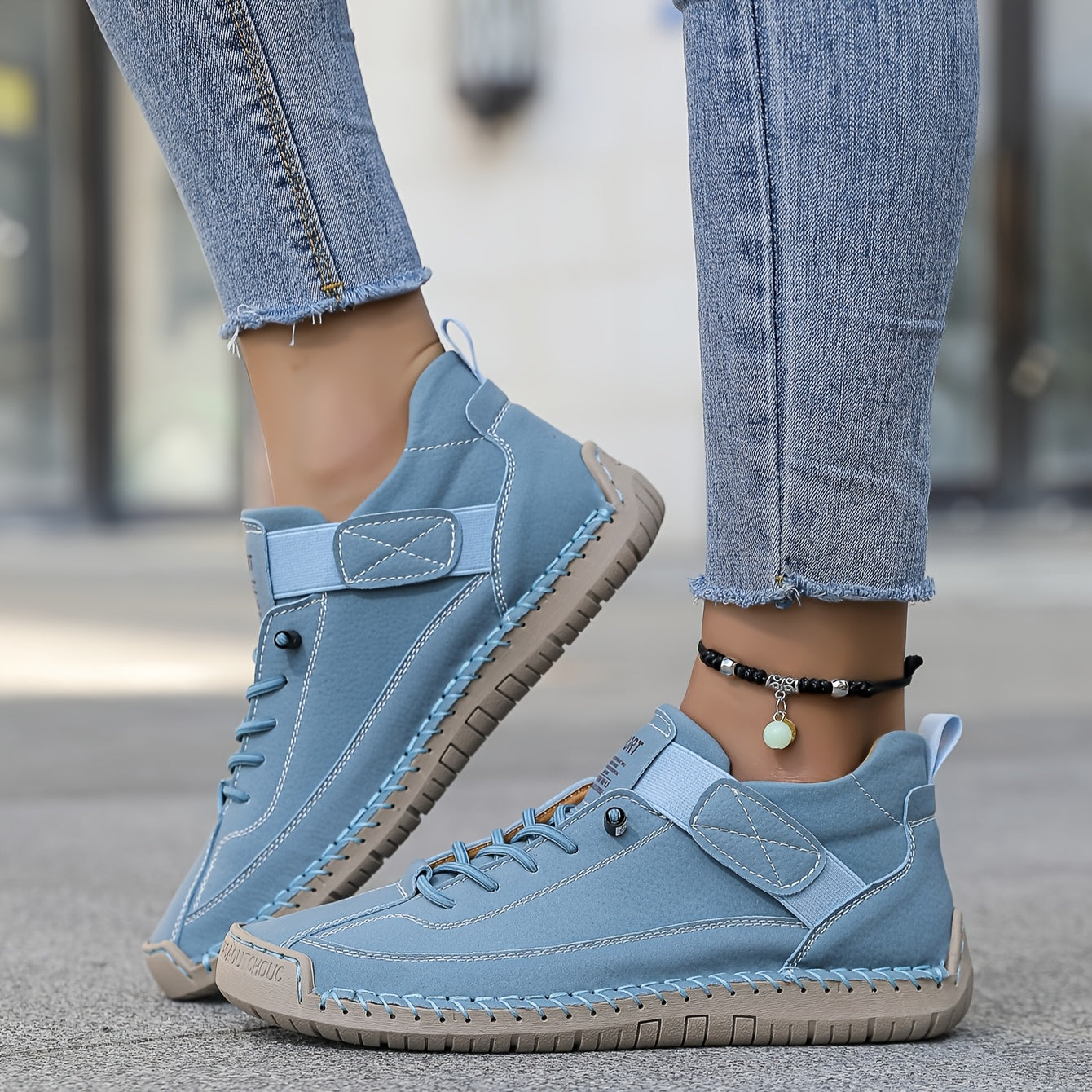 Komfortable Sneaker Damen – Atmungsaktiv, Elegant, Ideal Für Alltag, Slip-On Design, Optimale Fußunterstützung