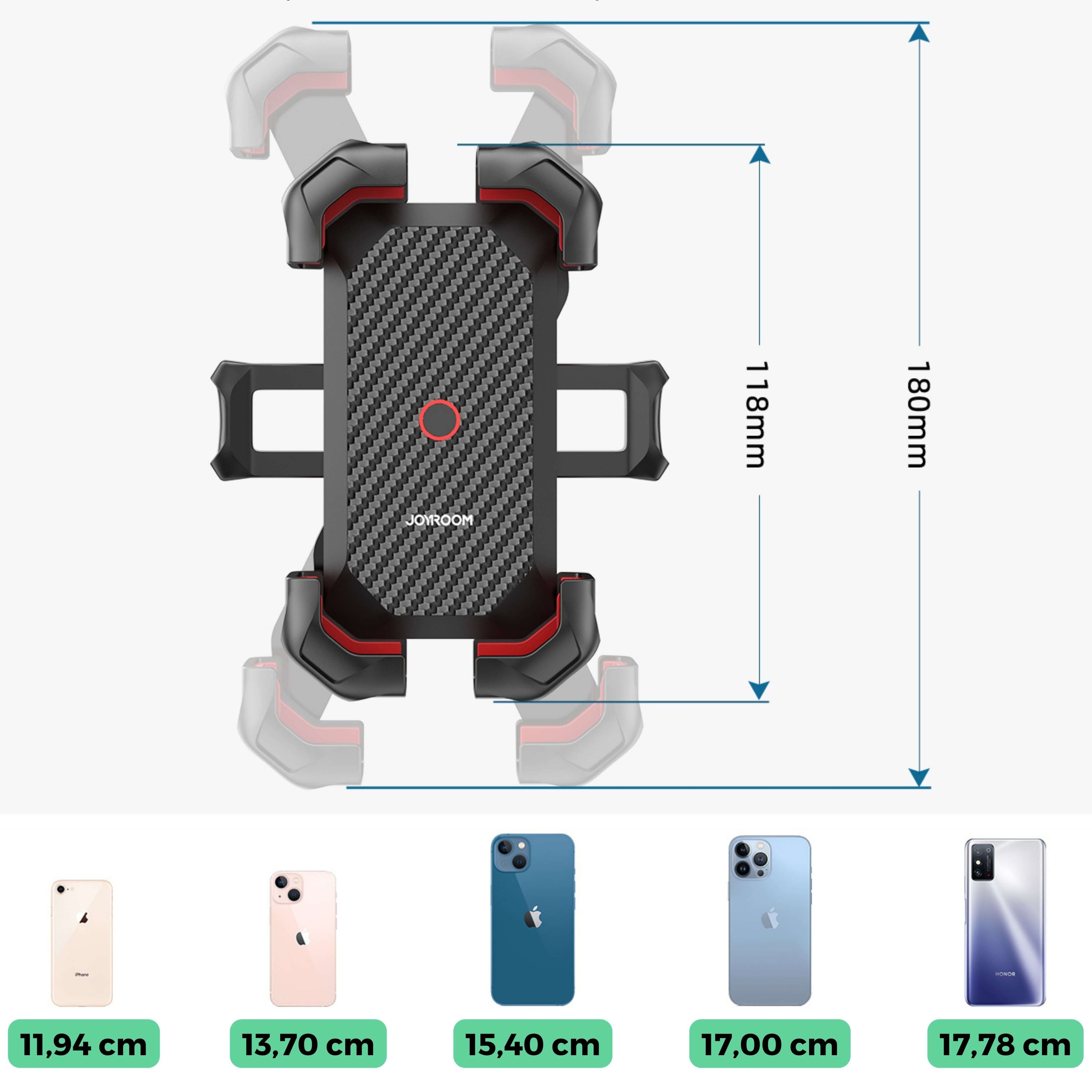 SmartBike 360° Handyhalterung | Kompatibel mit allen Smartphones