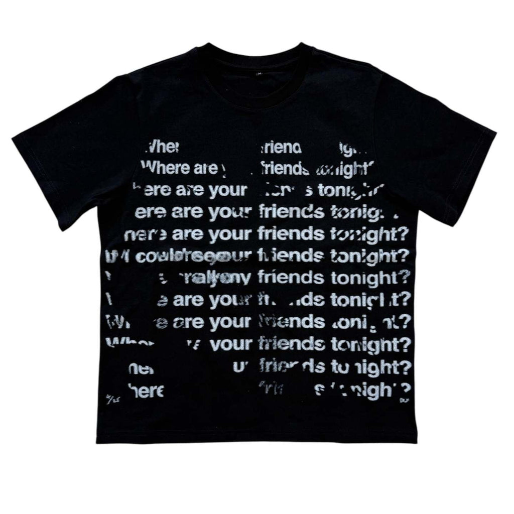 Kurzarm T Shirt Herren | Oversized Allover-Print im Streetwear-Stil