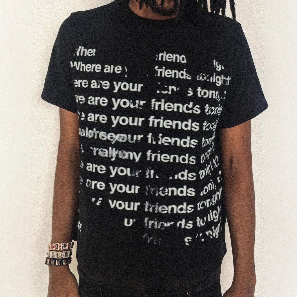 Kurzarm T Shirt Herren | Oversized Allover-Print im Streetwear-Stil