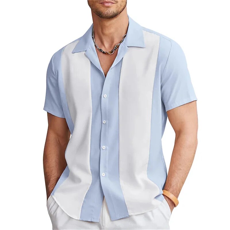 Herren Kurzarm Sommer Hemd