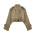 Kurzer Trenchcoat Damen | Cropped & Wandelbar