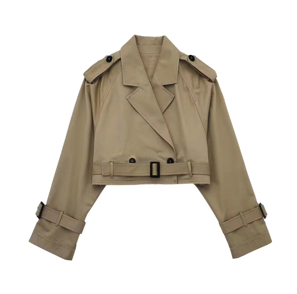 Kurzer Trenchcoat Damen | Cropped & Wandelbar