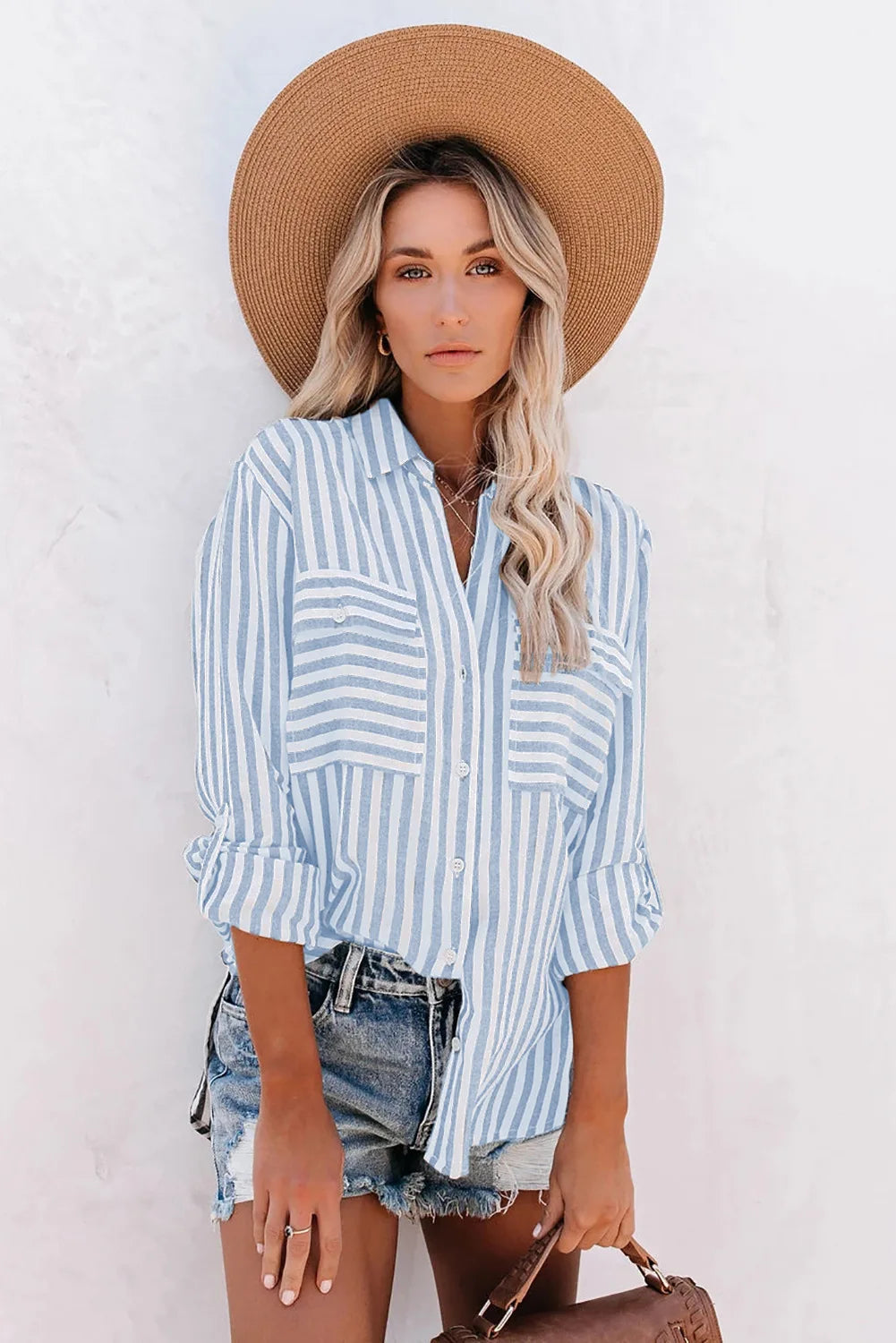 Langarm Bluse Damen | Gestreift & Vielseitig im Alltag