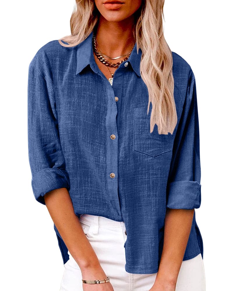 Langarm Bluse Damen | Locker & Elegant