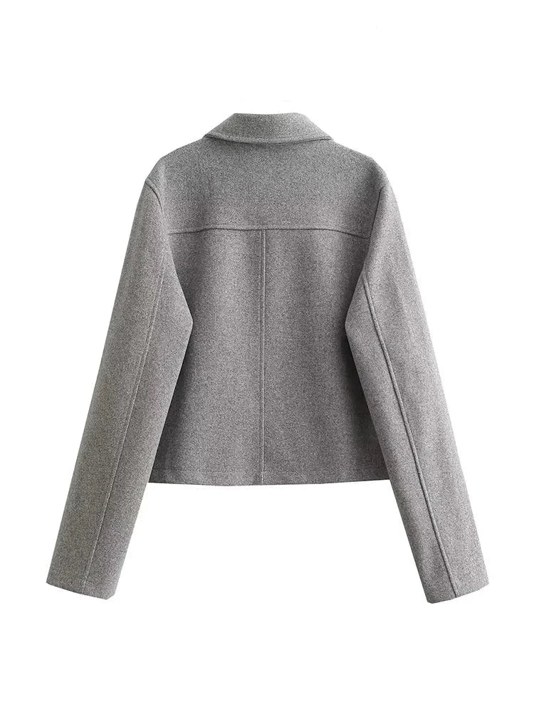 Langarm Jacke Damen | Kurz & Elegant