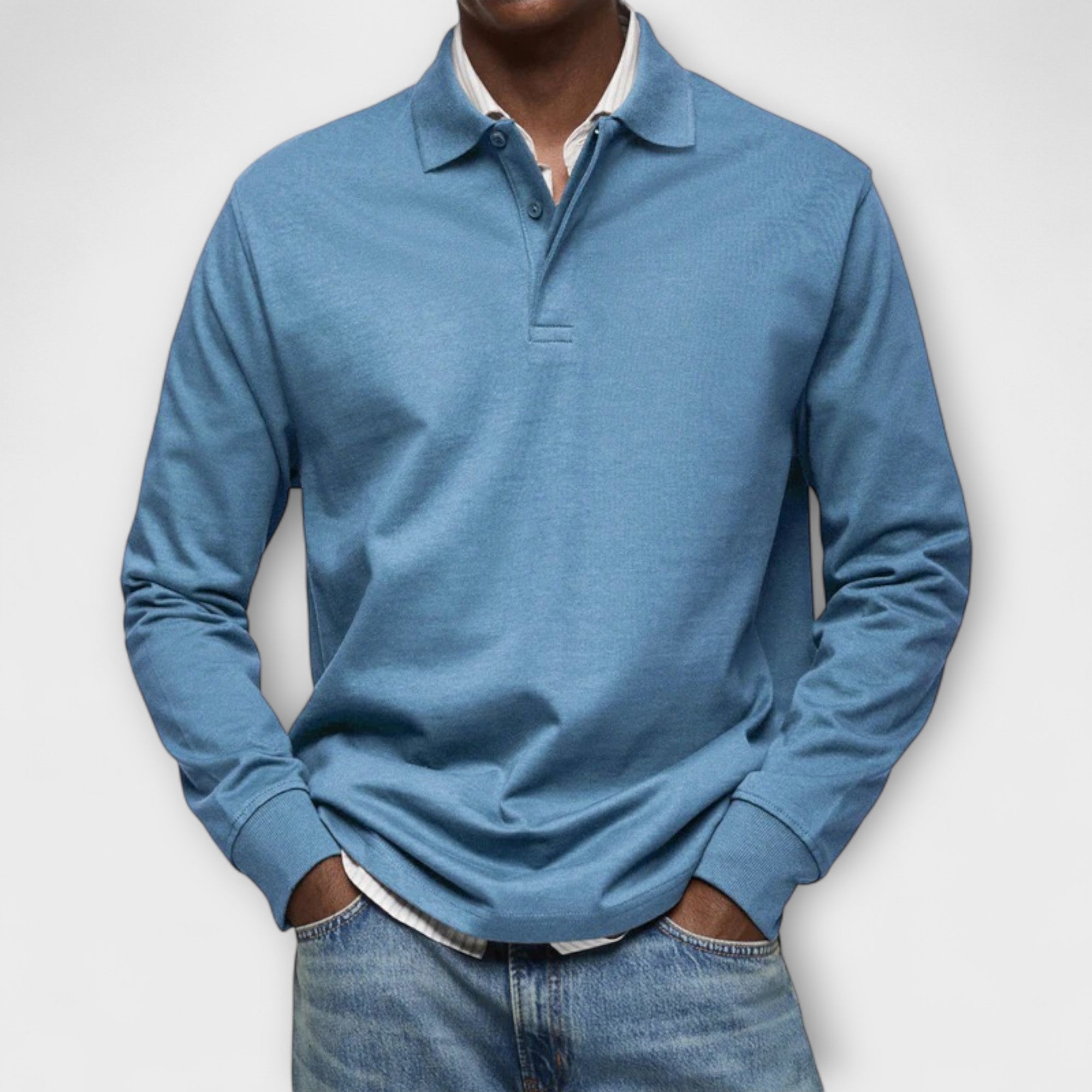 Langarm Polo Herren | Klassischer Kragen & gepflegter Look