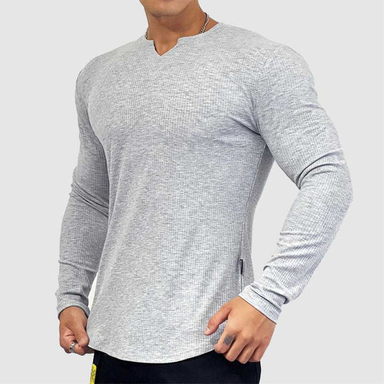 Langarm Shirt Herren | Figurbetont & Bequem