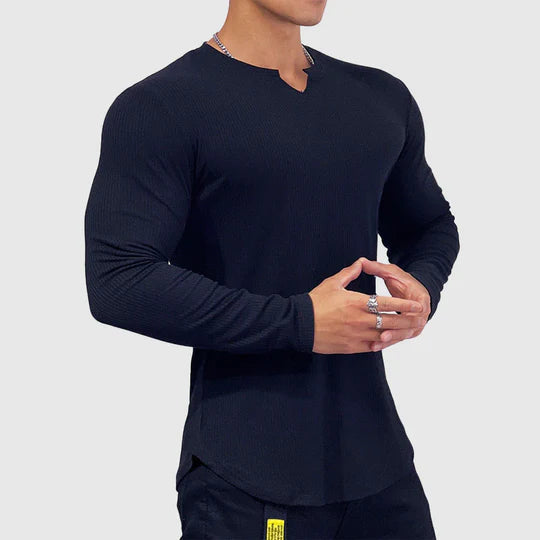 Langarm Shirt Herren | Figurbetont & Bequem