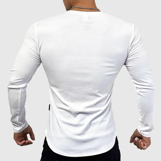 Langarm Shirt Herren | Figurbetont & Bequem
