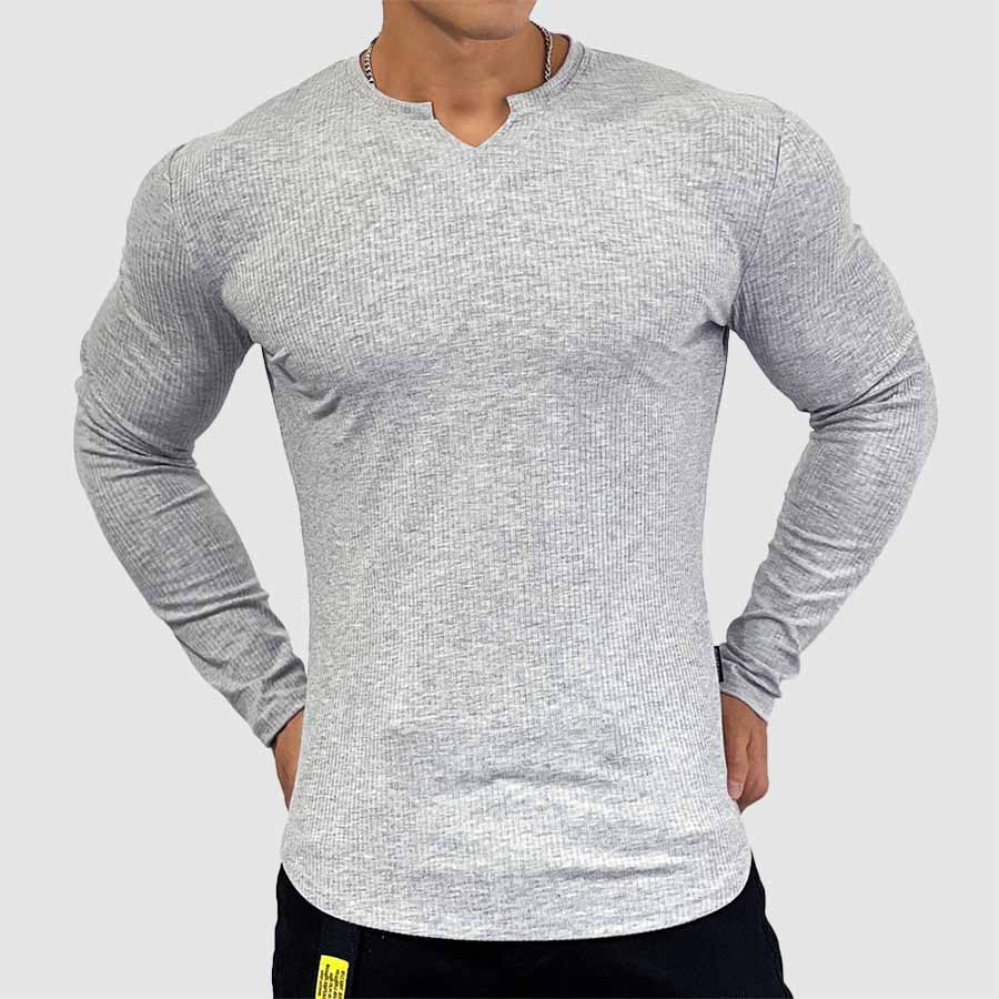 Langarm Shirt Herren | Figurbetont & Bequem
