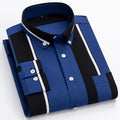 Langarm Shirt Herren | Streifendesign & Elegant-Modern