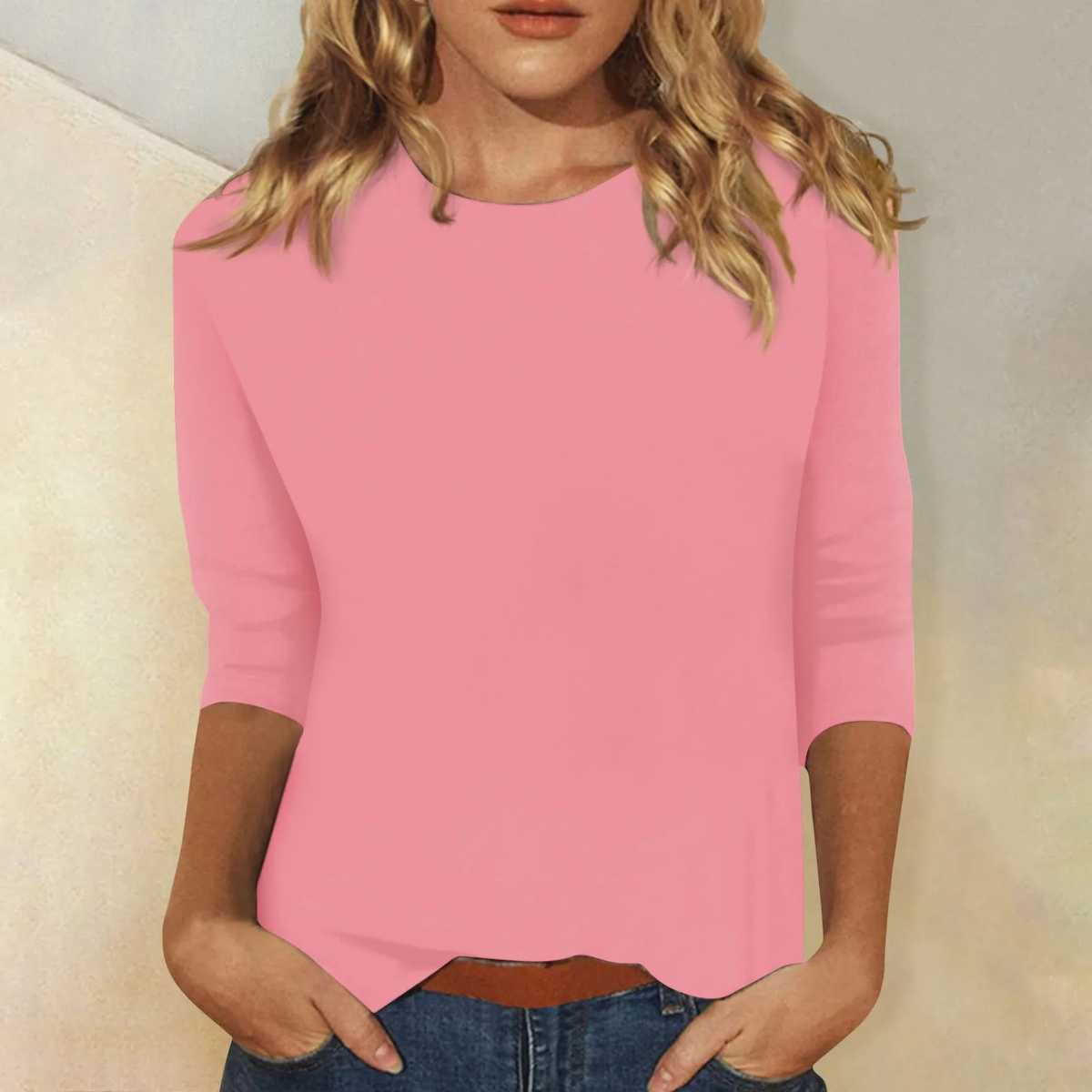 Langarm Top Damen | Rundhals & Vielseitig im Alltag