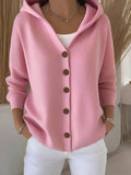 Langarmjacke Damen | Kuschelig Warm mit Kapuze