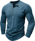 Langarmshirt Herren Henley | Lässiger Look & Atmungsaktiver Komfort