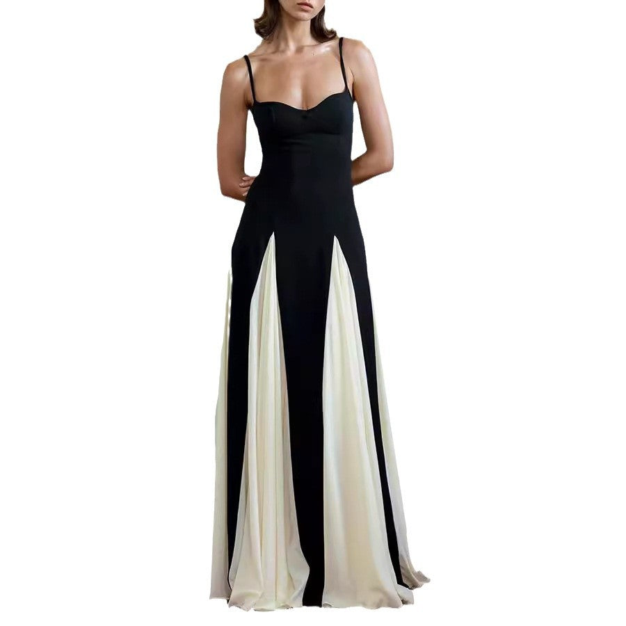Langes Damen Maxikleid mit hohem Schlitz für Hochzeitsgäste
