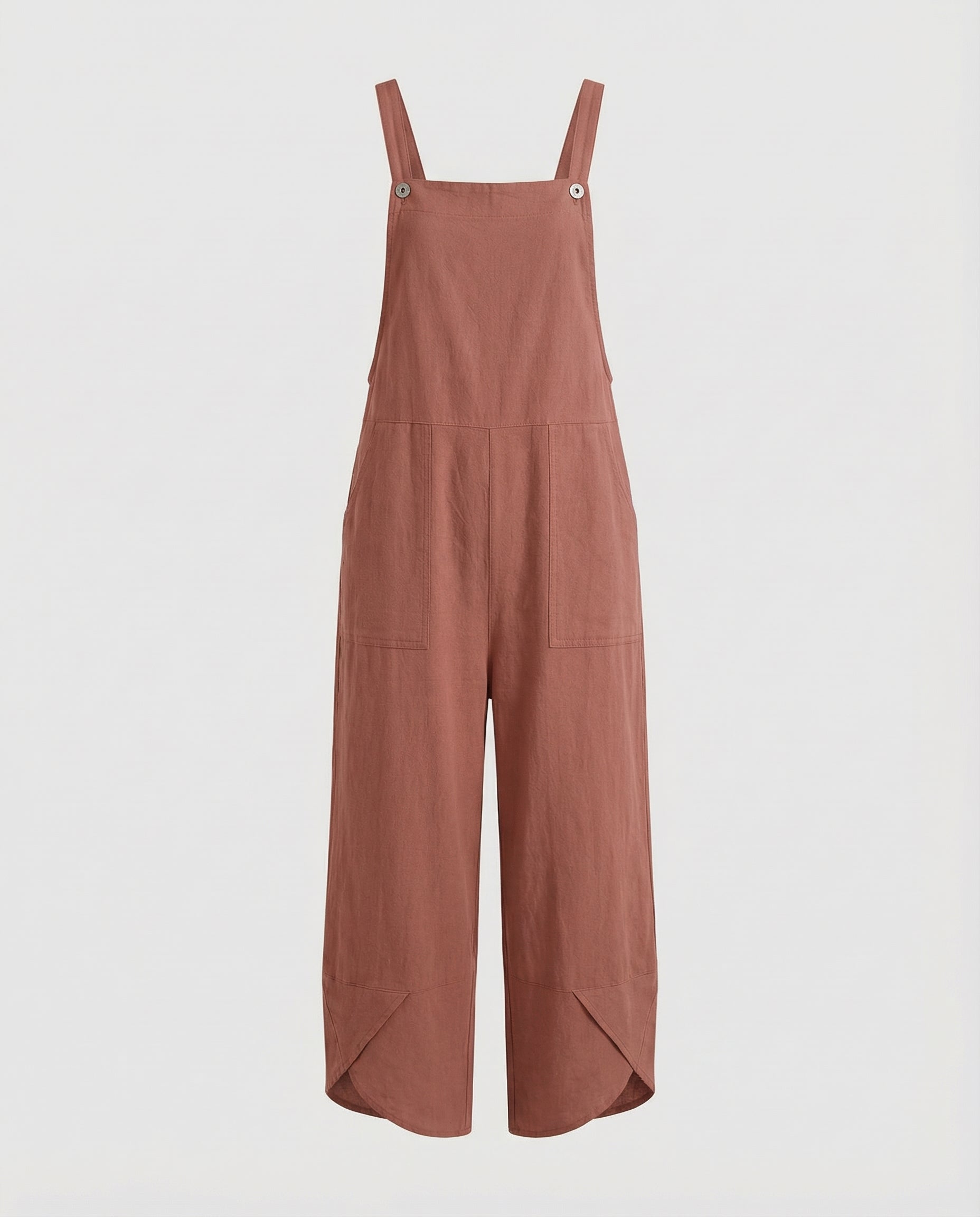 Leichte Latzhose für Damen in weitem Loose Fit