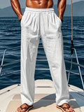 Leinenhose Herren | Weite Passform & Verstellbarer Bund