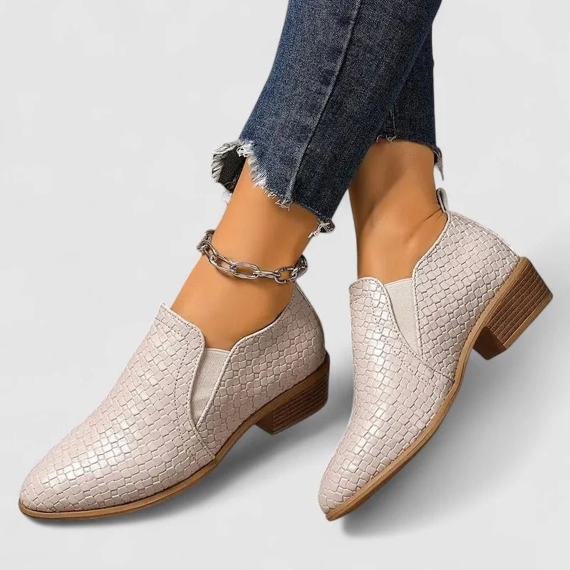 Loafer Damen | Spitze Zehenpartie & Blockabsatz