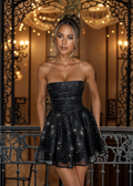 Lila | Pailletten-Minikleid