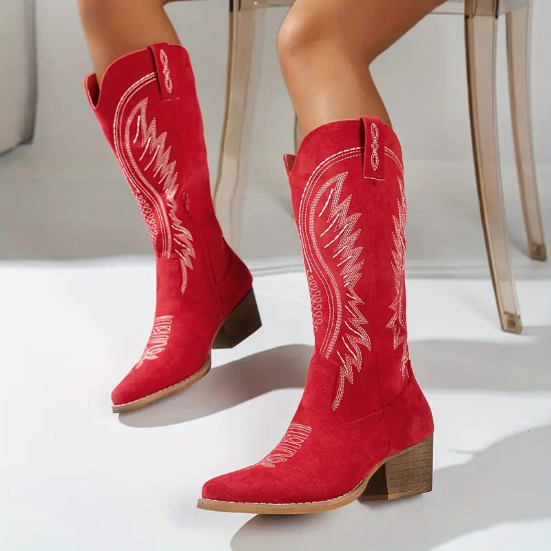 Lisa Wild Spirit Bestickte Westernstiefel