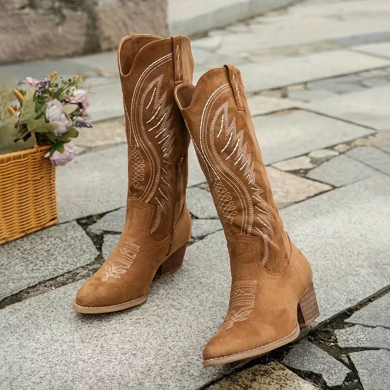 Lisa Wild Spirit Bestickte Westernstiefel