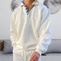 Owen | Herren Polo Pullover Casual Langarm Oversize Strickpullover