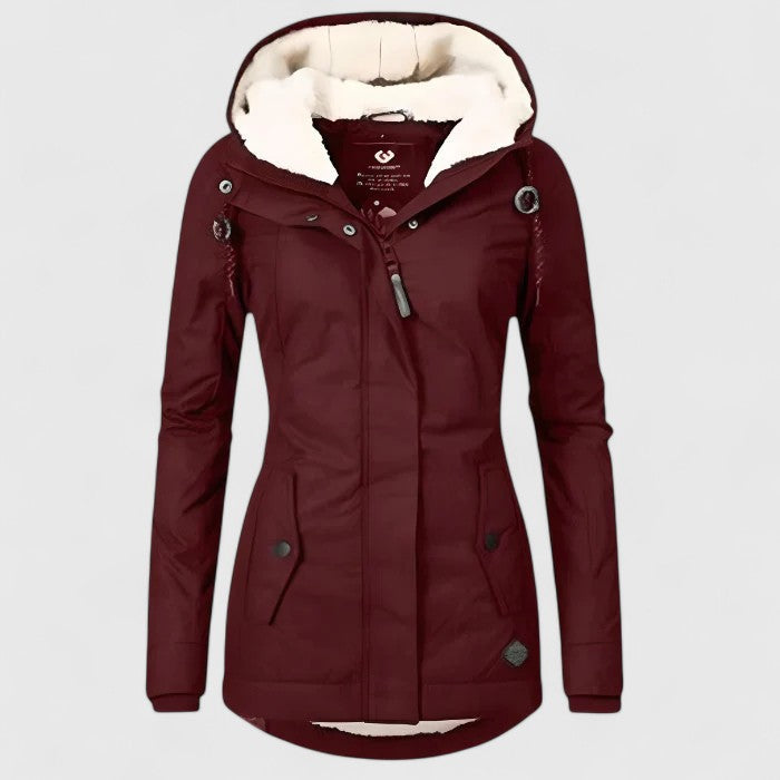 AMELIE™  | WASSERDICHTE WINTERJACKE MIT KAPUZE