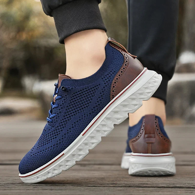 Herren Sneaker mit dicker Sohle und Schnürsenkel
