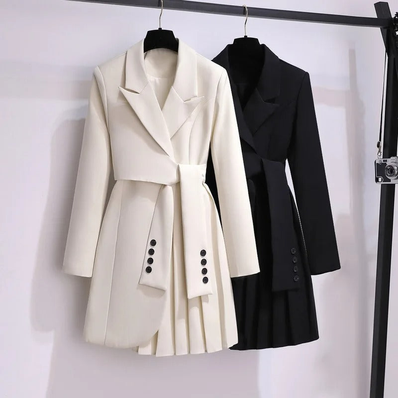Mantel Damen | Elegant & Feminin mit Bindegürtel