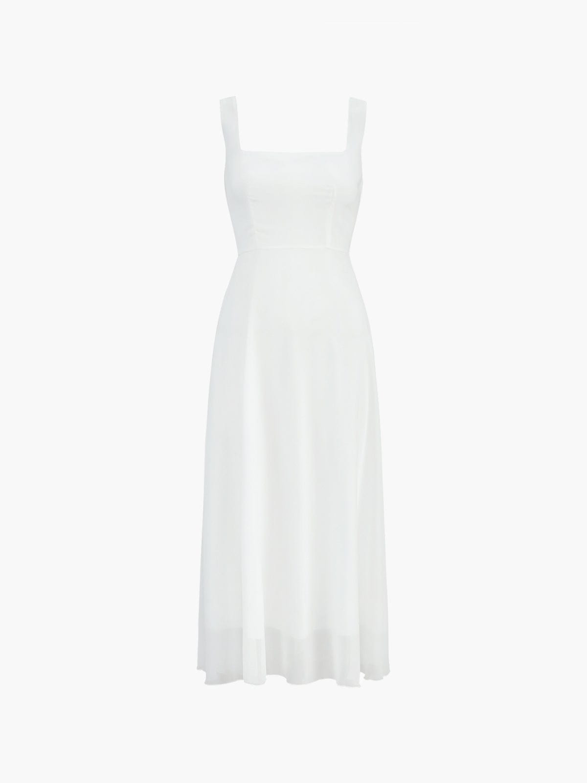 Taija | Damen Midi Kleid Trägerkleid A-Linie Sommerkleid