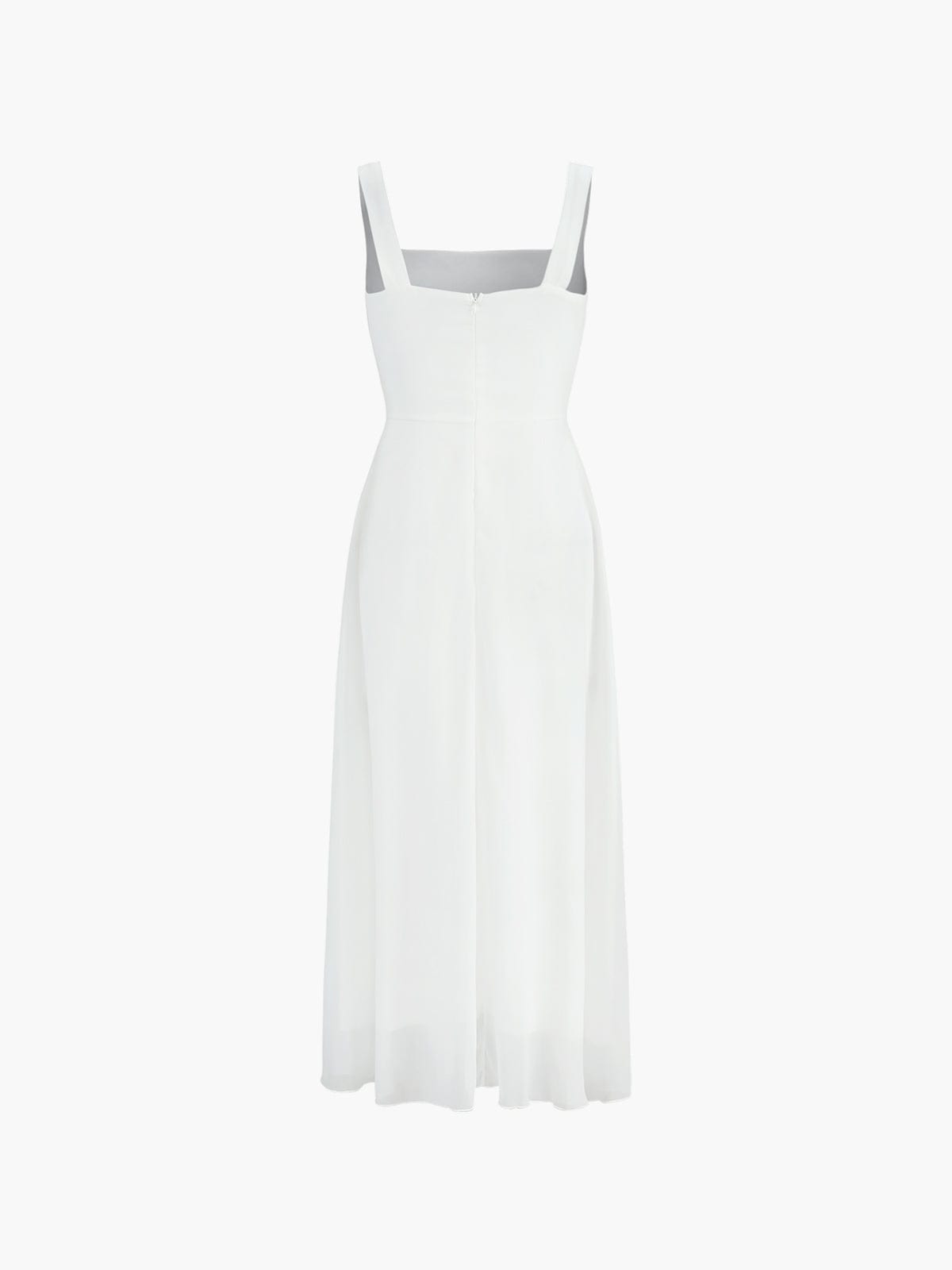 Taija | Damen Midi Kleid Trägerkleid A-Linie Sommerkleid