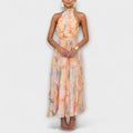 Maxikleid Damen | Neckholder & Taillenbetont