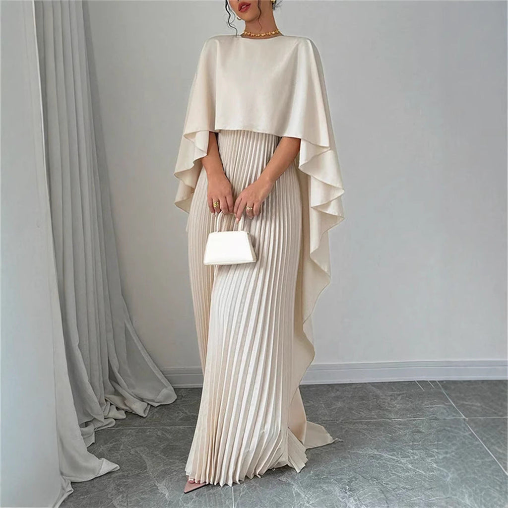Maxikleid Damen Plissee | Fließende Silhouette & Eleganter Auftritt