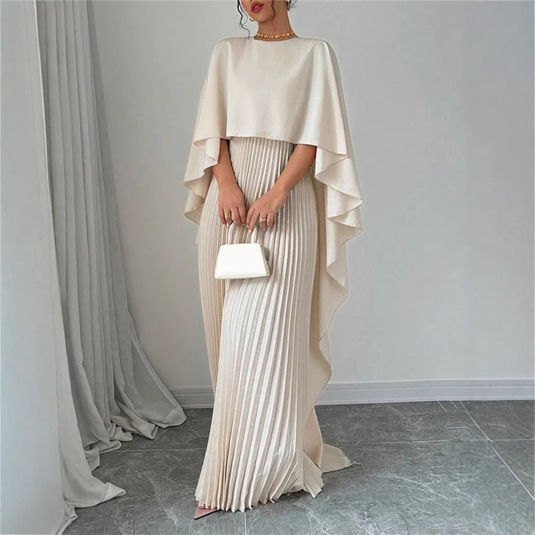 Maxikleid Damen Plissee | Fließende Silhouette & Eleganter Auftritt