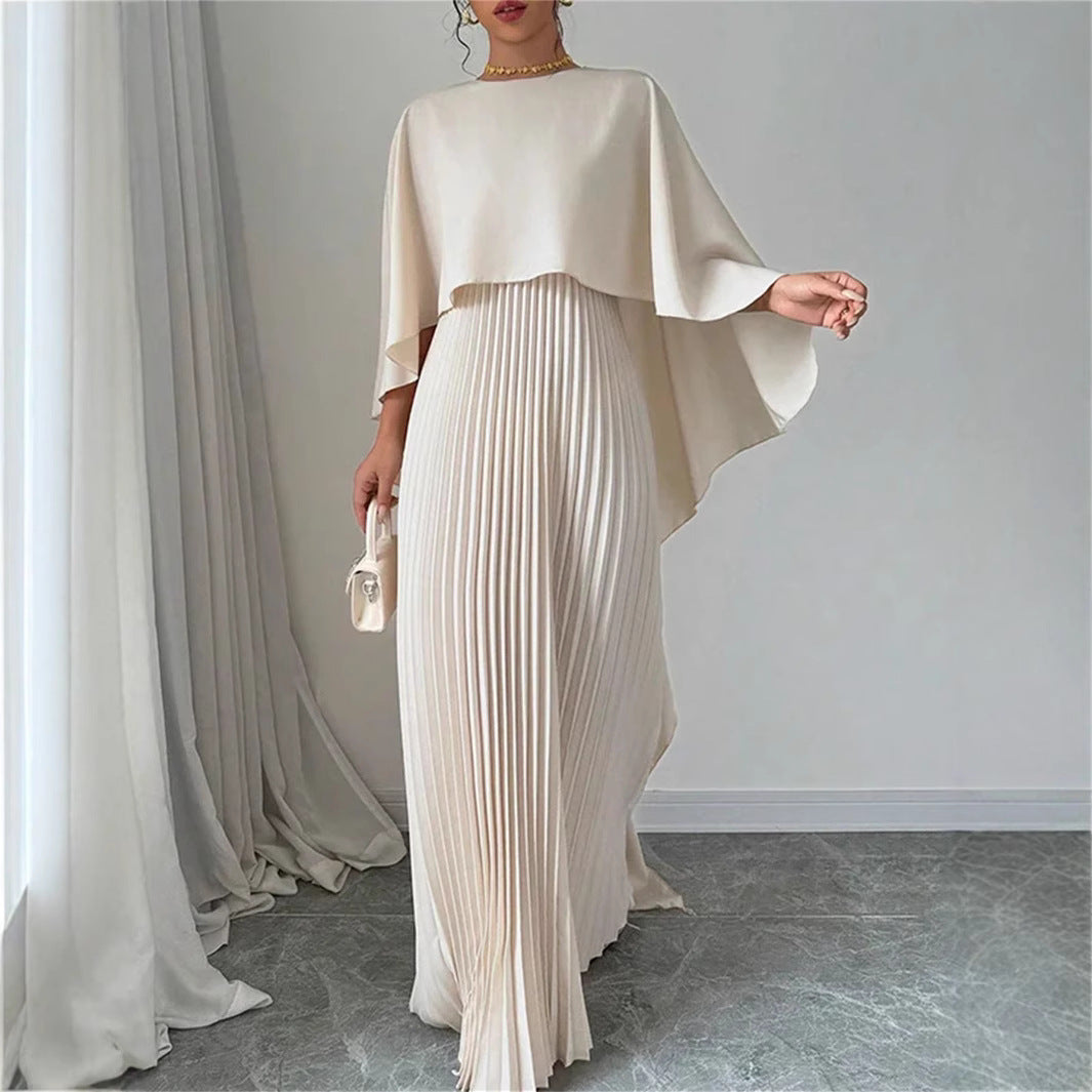 Maxikleid Damen Plissee | Fließende Silhouette & Eleganter Auftritt