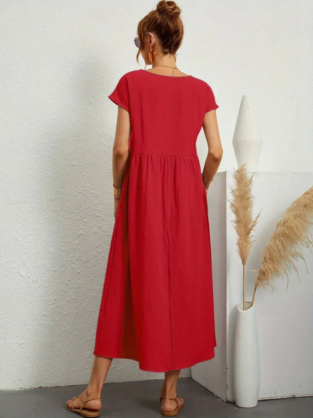 HEIKE™ – FLIESSENDES MIDIKLEID VON ZEITLOSER ELEGANZ