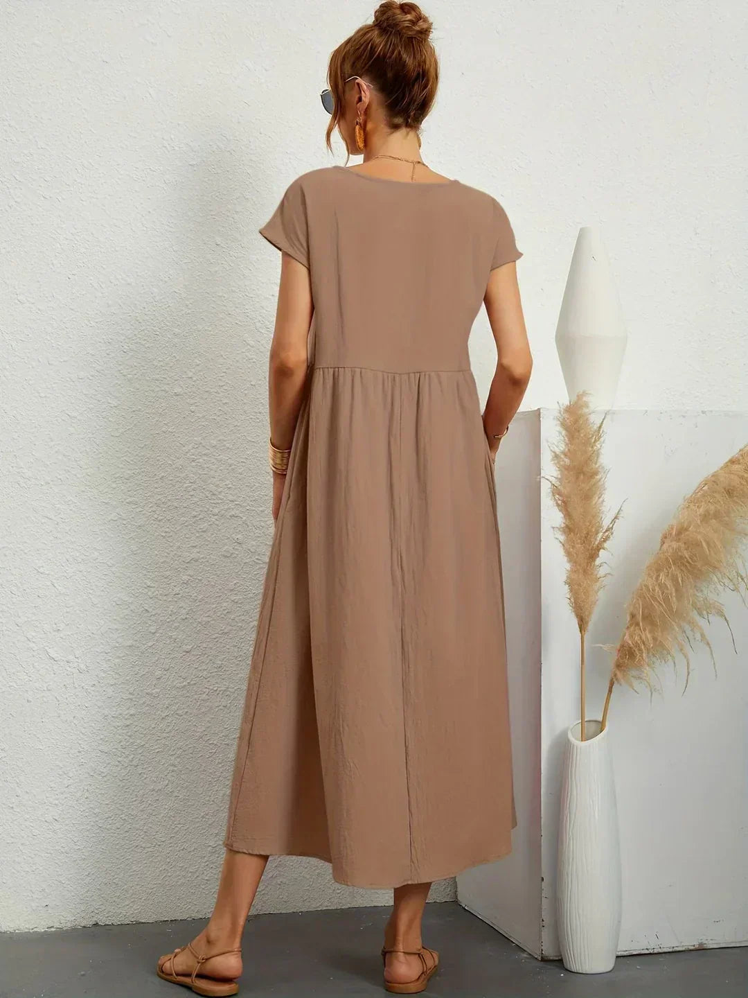 HEIKE™ – FLIESSENDES MIDIKLEID VON ZEITLOSER ELEGANZ