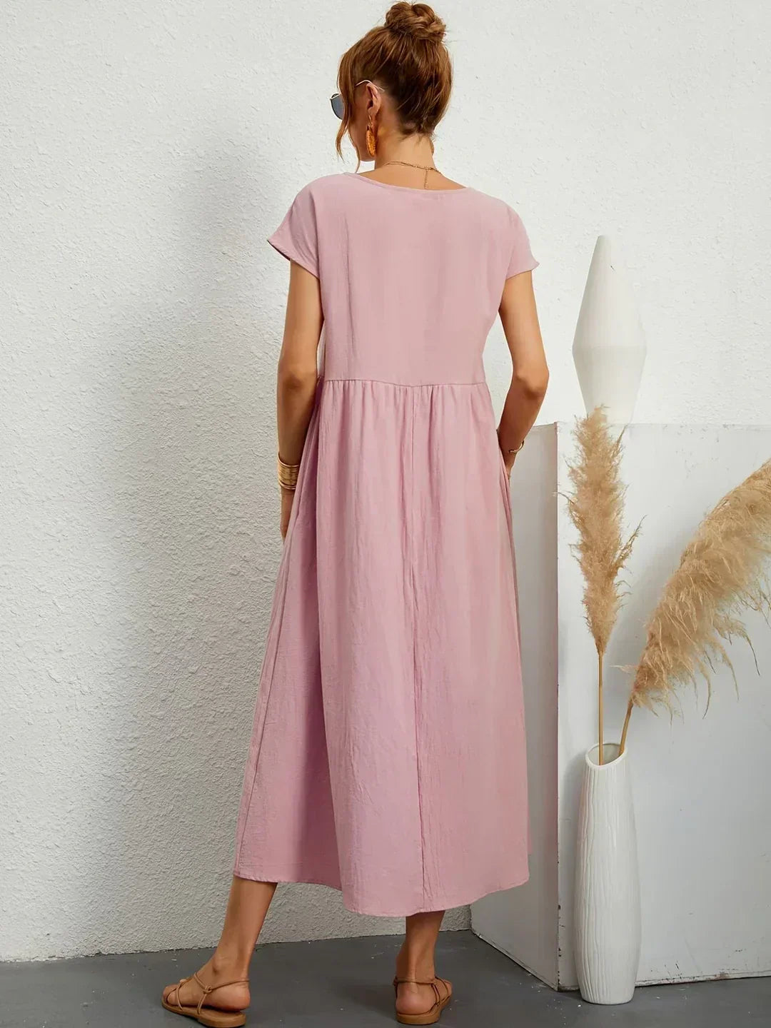 HEIKE™ – FLIESSENDES MIDIKLEID VON ZEITLOSER ELEGANZ
