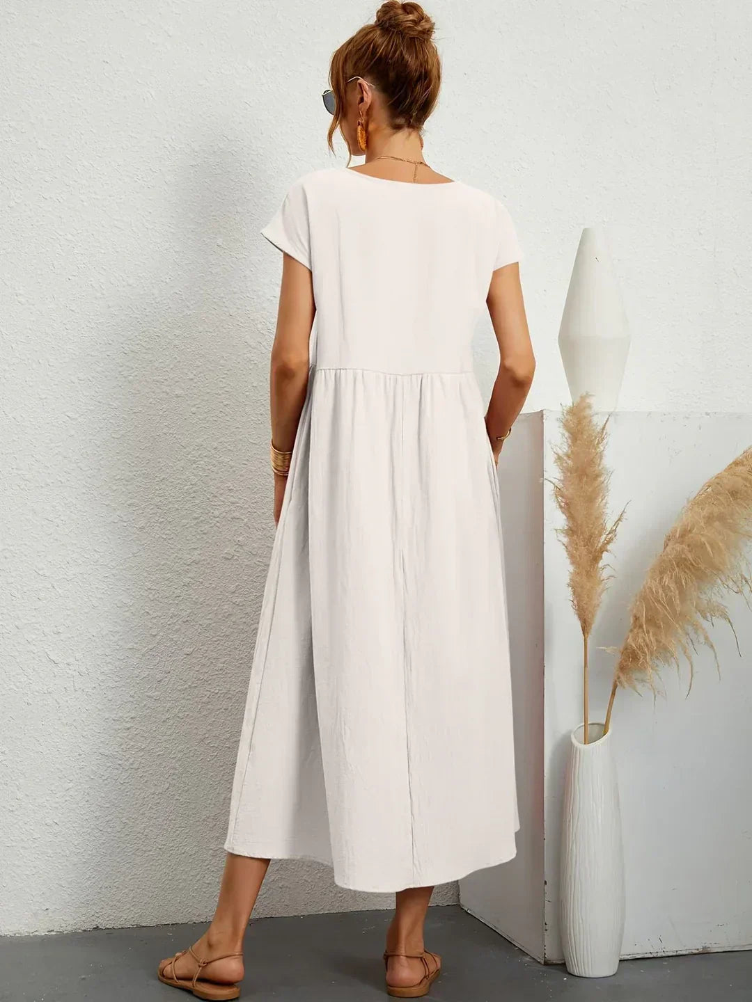 HEIKE™ – FLIESSENDES MIDIKLEID VON ZEITLOSER ELEGANZ