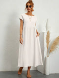 HEIKE™ – FLIESSENDES MIDIKLEID VON ZEITLOSER ELEGANZ
