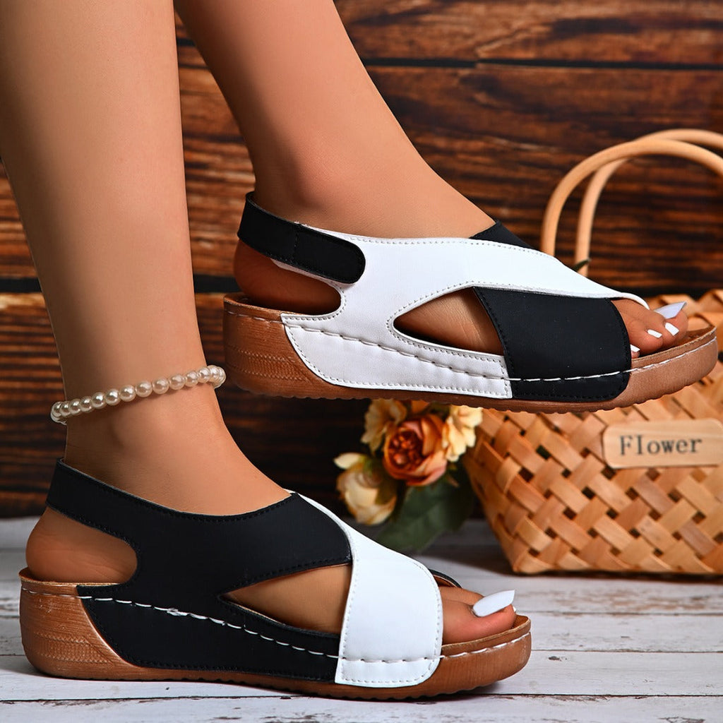 Orthopädische Sandalen Damen | Bequem & Stilvoll mit Keilabsatz