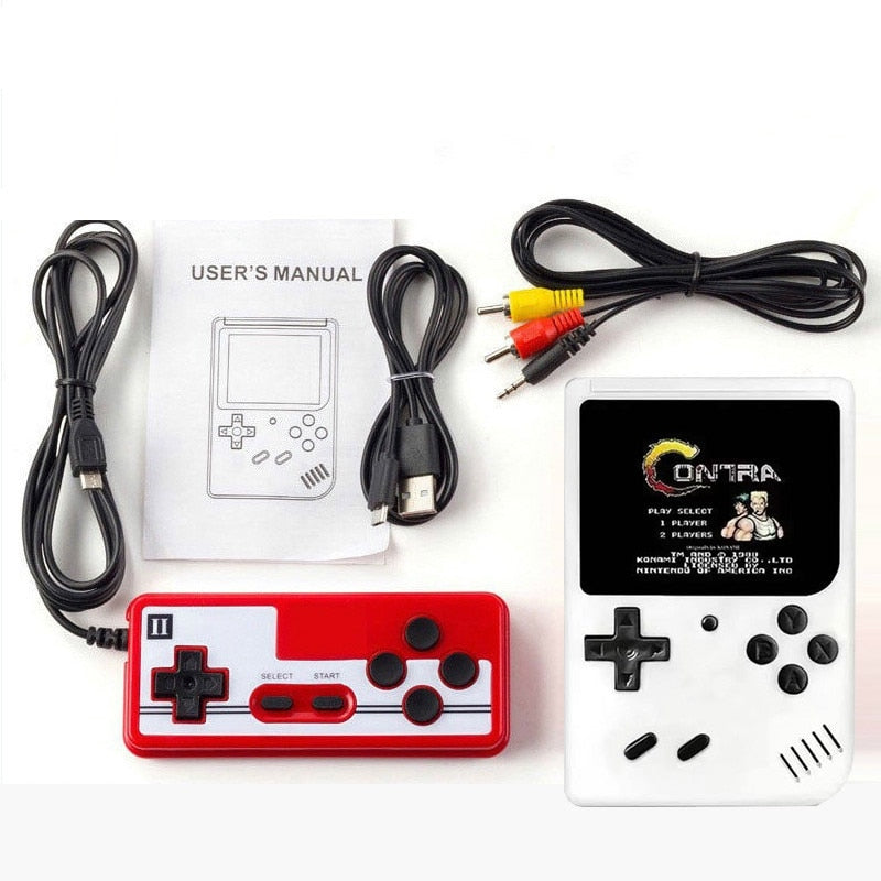 Mini-Retro-Spielkonsole – Tragbarer Handheld-Spielplayer mit 400 vorinstallierten Klassikern für unterwegs