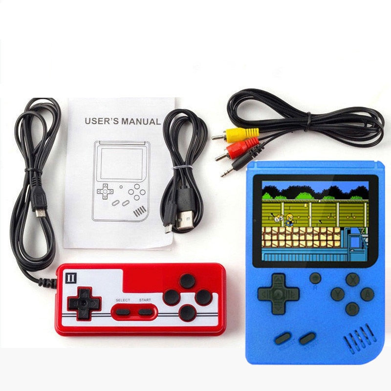 Mini-Retro-Spielkonsole – Tragbarer Handheld-Spielplayer mit 400 vorinstallierten Klassikern für unterwegs