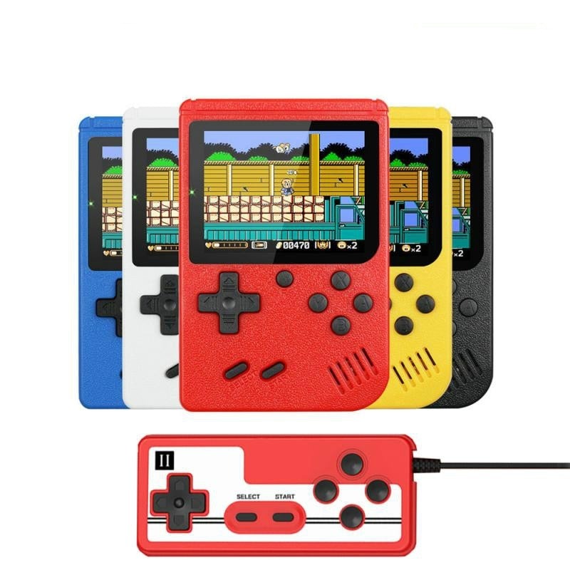 Mini-Retro-Spielkonsole – Tragbarer Handheld-Spielplayer mit 400 vorinstallierten Klassikern für unterwegs